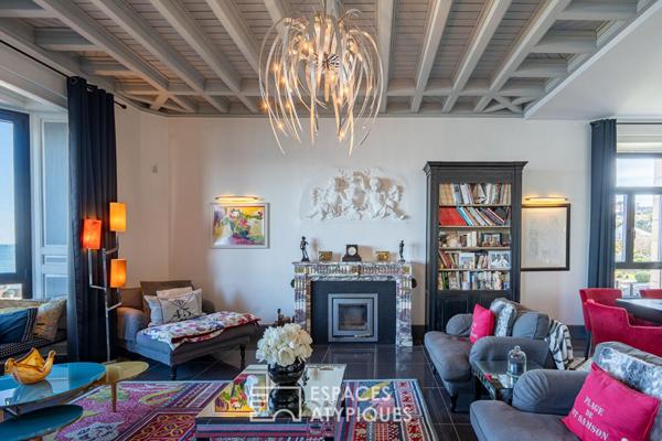 Demeure de prestige vue mer avec accès privé à la plage