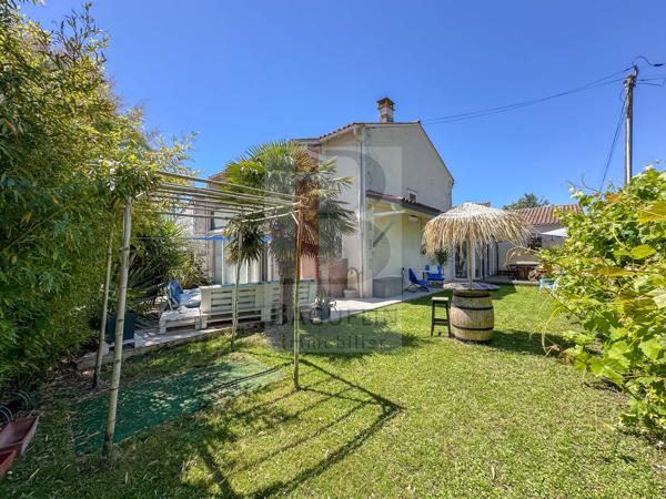 Maison 4 chambres, jardin clos et garage