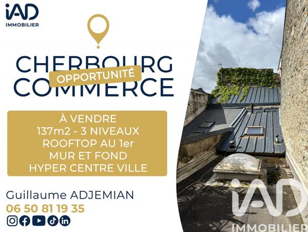 Habillement, Textile​ à vendre 135 m² Cherbourg-en-Cotentin