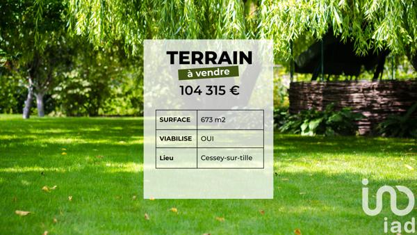 Terrain à vendre 673 m² Cessey-sur-Tille