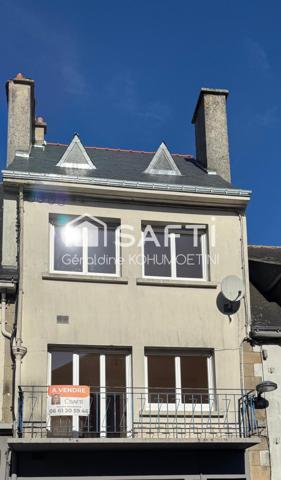 GOURIN CENTRE – Maison 3 chambres avec grenier