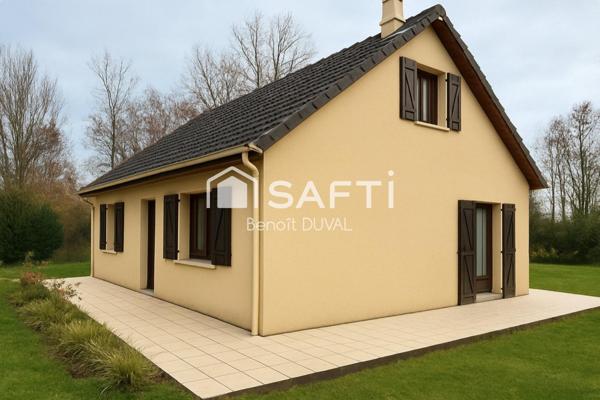 Maison individuelle 4 chambres - jardin - garage