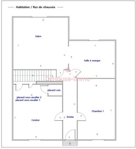 Maison à vendre 5 pièces de 90 m²