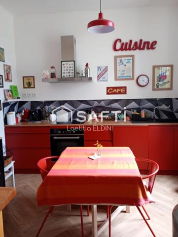 Maison 100m² avec jardin, piscine, garage