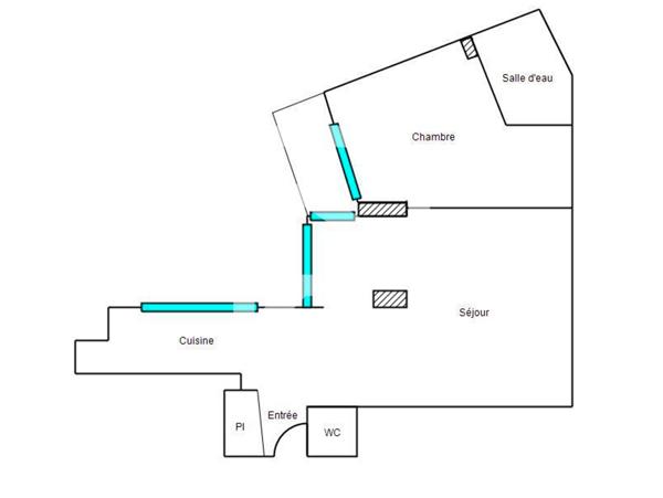 Appartement 2 pièces 57.16 m2