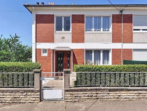 Charmante maison familiale au calme avec jardin et potentiel d’aménagement à Rombas !!!