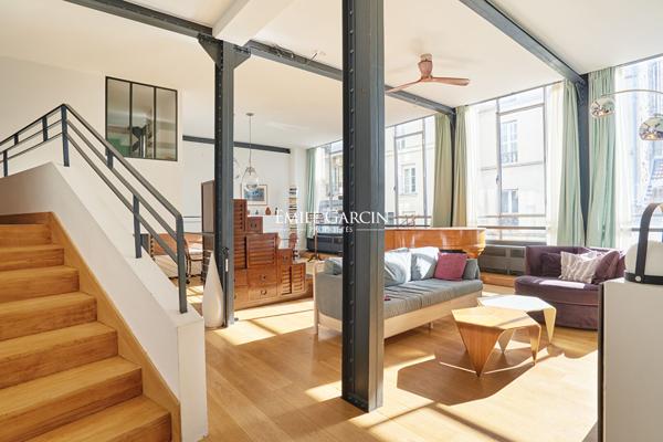 A vendre - appartement  atelier loft "Esprit maison"- 75018 Paris - Lepic-Caulaincourt