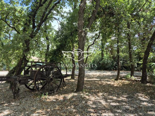 Propriété avec deux villas indépendantes sur un terrain boisé de 4900 m², piscines et garages