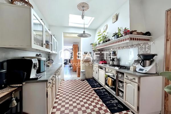 Maison 4 chambres + bureau + garage