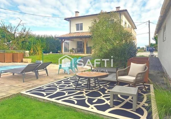 Superbe maison T6 tout confort de 211 m2 au calme entièrement rénovée sous garantie 10 ans