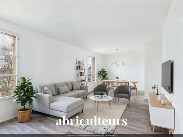 Coup de cœur : Sublime T4 (84 m²) de 3 chambres, lumineux & spacieux en vente à Survilliers (95470).