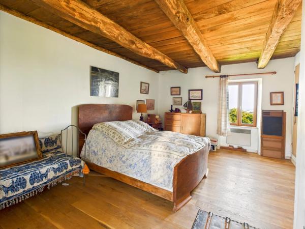 Charmante maison en pierre avec jardin, vue et grand potentiel