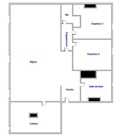 Appartement à vendre 4 pièces 79 m² Pantin