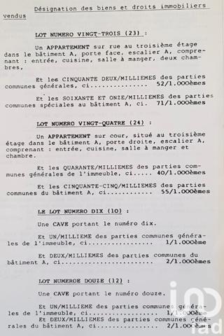 Appartement à vendre 4 pièces 79 m² Pantin