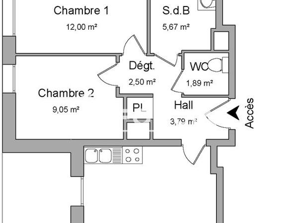 Location Appartement 3 pièces 55.85 m² - 9 RUE PIERRE MENDES FRANCE Metz 57000