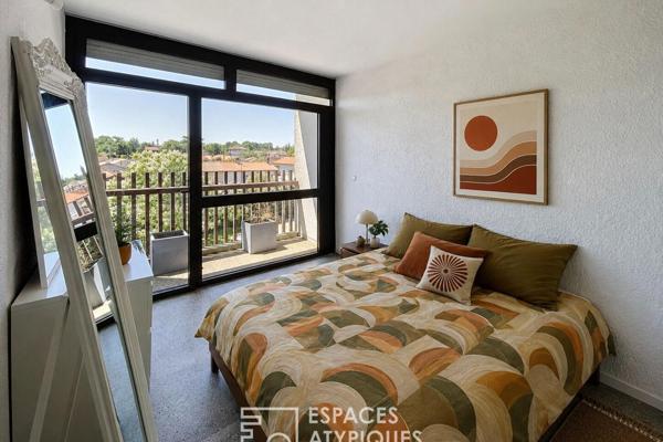 Appartement d’architecte avec balcons et vue dégagée