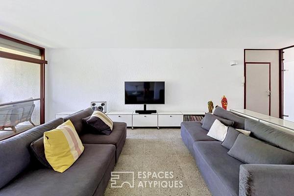 Appartement d’architecte avec balcons et vue dégagée