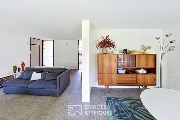 Appartement d’architecte avec balcons et vue dégagée