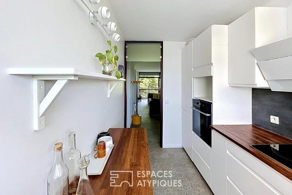 Appartement d’architecte avec balcons et vue dégagée