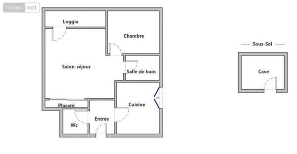 Appartement à vendre à Le Mans dans la Sarthe (72000), ref : 72122-1417