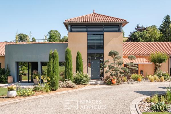 Villa contemporaine aux accents méditerranéens