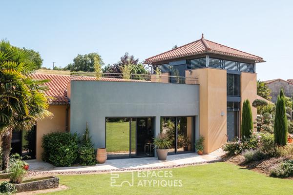 Villa contemporaine aux accents méditerranéens