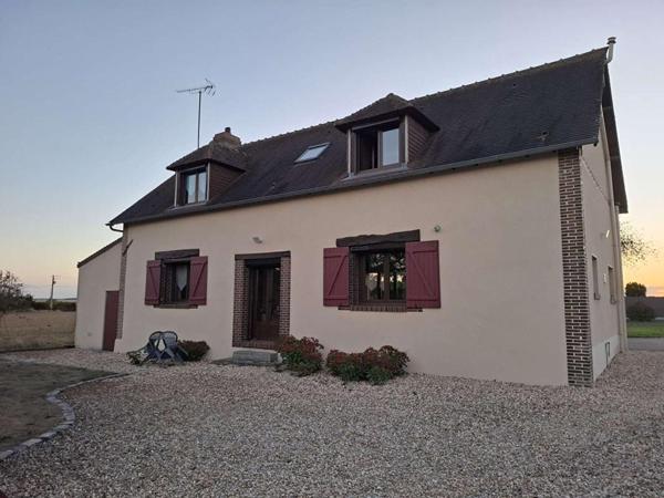 // A SAISIR  Maison de campagne proche Verneuil d'Avre & d'Iton 8 pièces 133m2 + terrain 1720m²