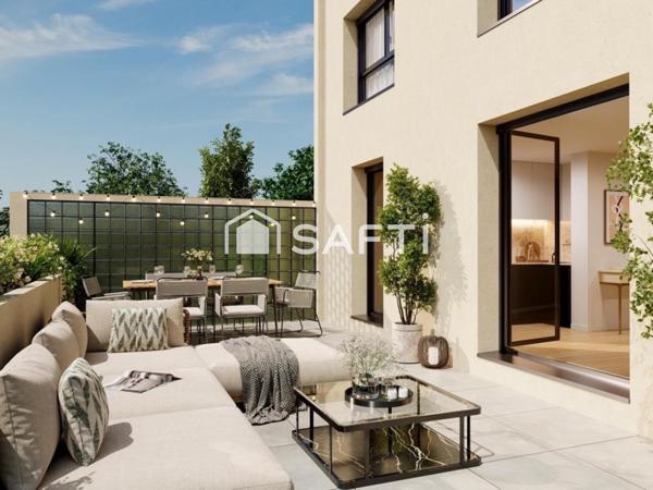 Appartement 3 pièces en duplex de 67m² avec 2 balcons