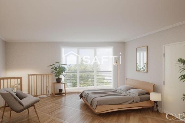 Appartement 3 pièces en duplex de 67m² avec 2 balcons