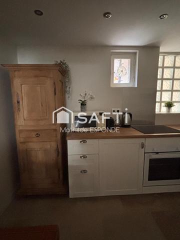 Appartement de ville rénové, 2 chambres, cheminée