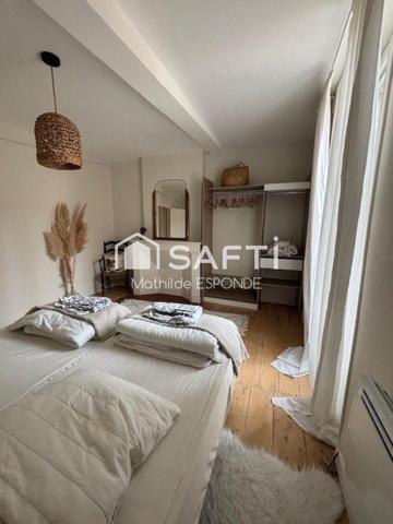 Appartement de ville rénové, 2 chambres, cheminée