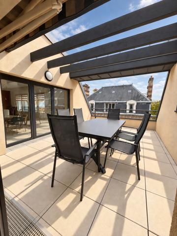 Rouen Gare – Dernier étage avec terrasse et vue imprenable sur ROUEN