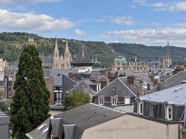 Rouen Gare – Dernier étage avec terrasse et vue imprenable sur ROUEN