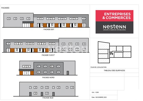 RESTE 14 Cellules commerciales ou médicales sur la commune de FRETHUN de 57m2 à 136m2 en RDC + 1er étage avec ASCENSEUR