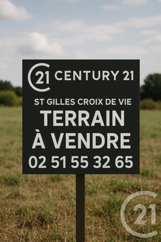 Terrain à vendre  578 m2 ST GILLES CROIX DE VIE - 85