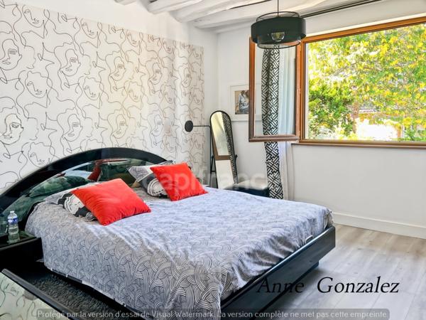 OLIVET, à dix minutes d'Orléans, dans un quartiet calme et privilégié, à vendre grande Maison de Caractère avec jardin clos et arboré de 1437 m2, piscine, jacuzzi, bar extérieur, garage double