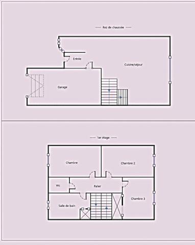 Maison à vendre 4 pièces Le Teich centre (33)-3ch à l'étage-GARAGE attenenant-Jardin au calme et belle piece de vie-