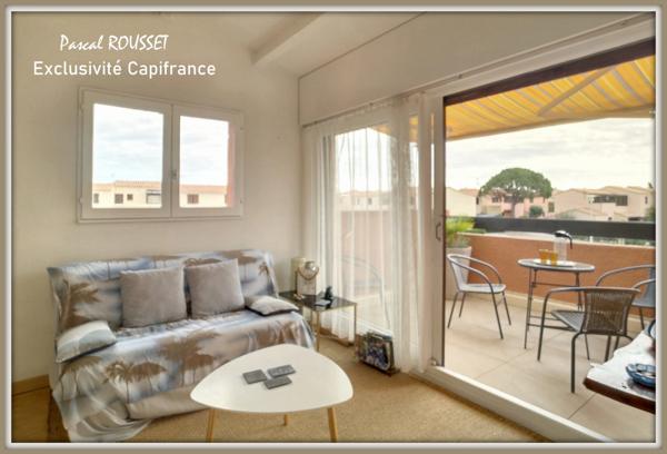 A vendre quartier naturiste PORT LEUCATE appartement T2 de 25,84 m²