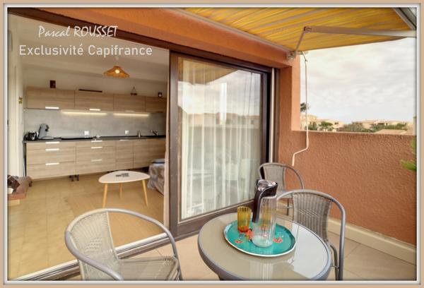 A vendre quartier naturiste PORT LEUCATE appartement T2 de 25,84 m²
