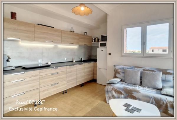 A vendre quartier naturiste PORT LEUCATE appartement T2 de 25,84 m²