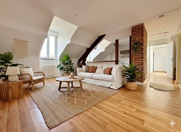 Appartement  3 pièce(s)  2 chambre(s)  57 m²