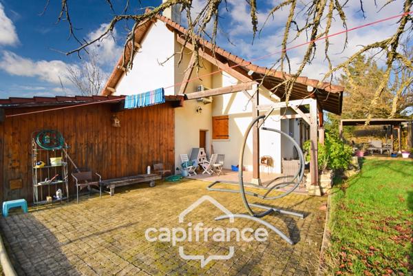 Maison 145 m² avec terrain clos 1 700 m² –FRANGY EN BRESSE, Proche LOUHANS(71) – Accès rapide A39 – Dépendances, atelier, carport