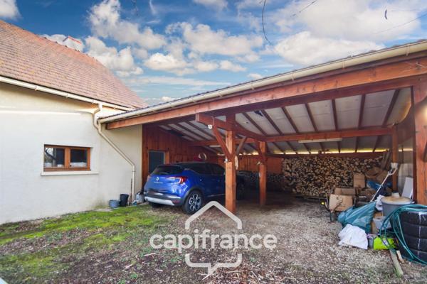 Maison 145 m² avec terrain clos 1 700 m² –FRANGY EN BRESSE, Proche LOUHANS(71) – Accès rapide A39 – Dépendances, atelier, carport