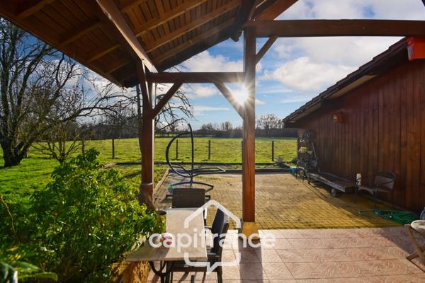 Maison 145 m² avec terrain clos 1 700 m² –FRANGY EN BRESSE, Proche LOUHANS(71) – Accès rapide A39 – Dépendances, atelier, carport