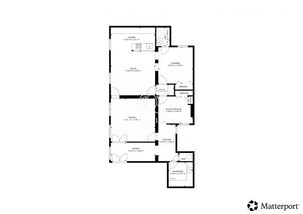 APPARTEMENT _ 94,69 m2 _ 3/4 PIECES _ PARIS 09