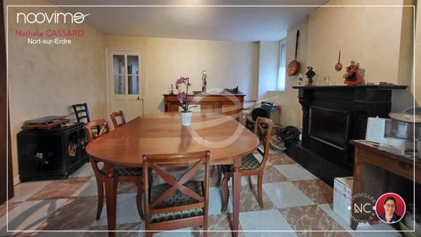 Maison plain-pied 3 chambres à RÉNOVER près du Port de Nort-sur-Erdre