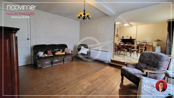 Maison plain-pied 3 chambres à RÉNOVER près du Port de Nort-sur-Erdre