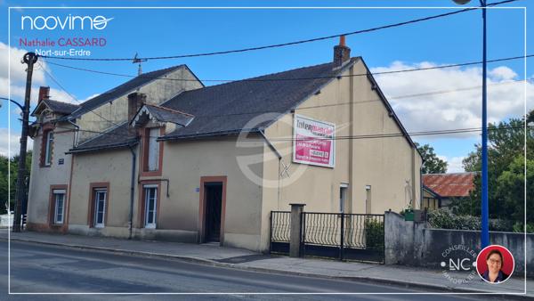 Maison plain-pied 3 chambres à RÉNOVER près du Port de Nort-sur-Erdre