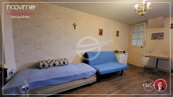 Maison plain-pied 3 chambres à RÉNOVER près du Port de Nort-sur-Erdre