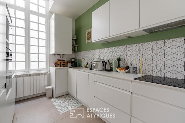 Appartement stylé, 90m2 cœur de Nantes (ascenseur)